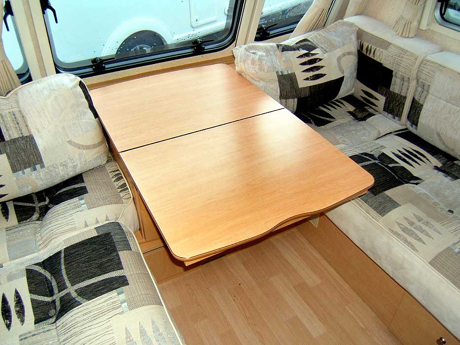 The handy occasional table is easy to pull-out and put away.